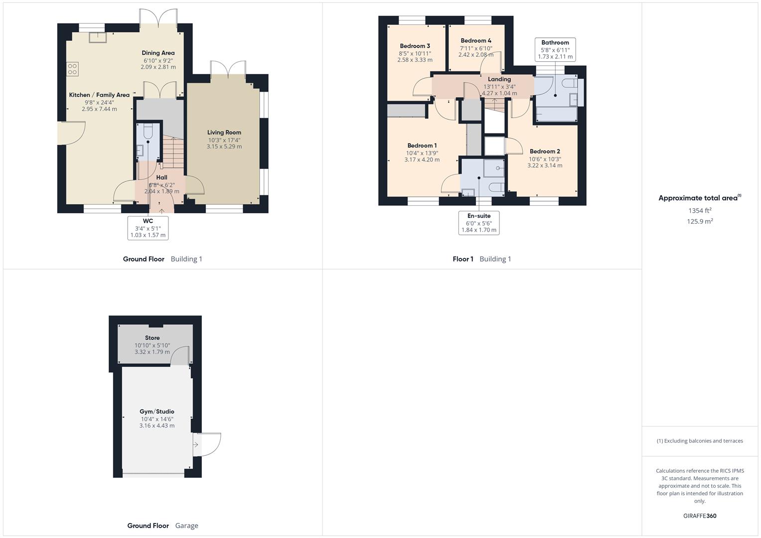 Floorplans For Peckett Road, Bewdley