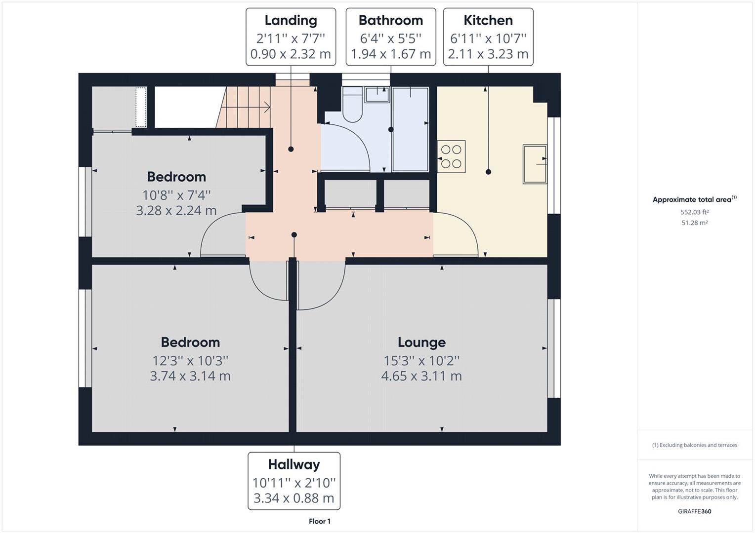 Floorplans For Kirkstone Court, Brierley Hill