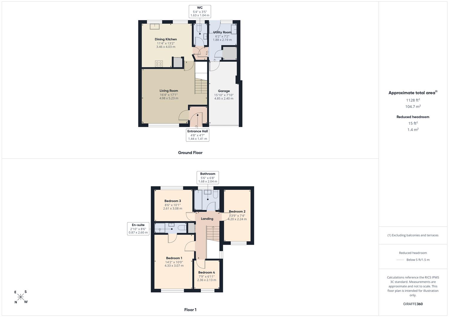 Floorplans For Woodthorpe Drive, Bewdley