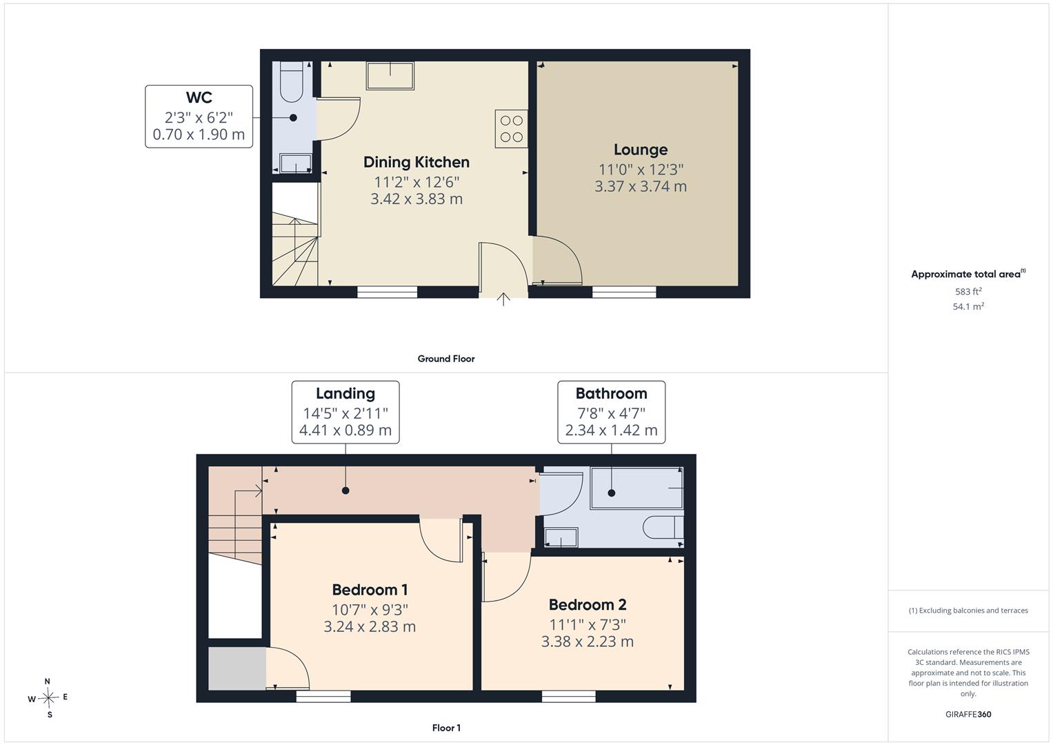 Floorplans For Commonside, Pensnett, Brierley Hill