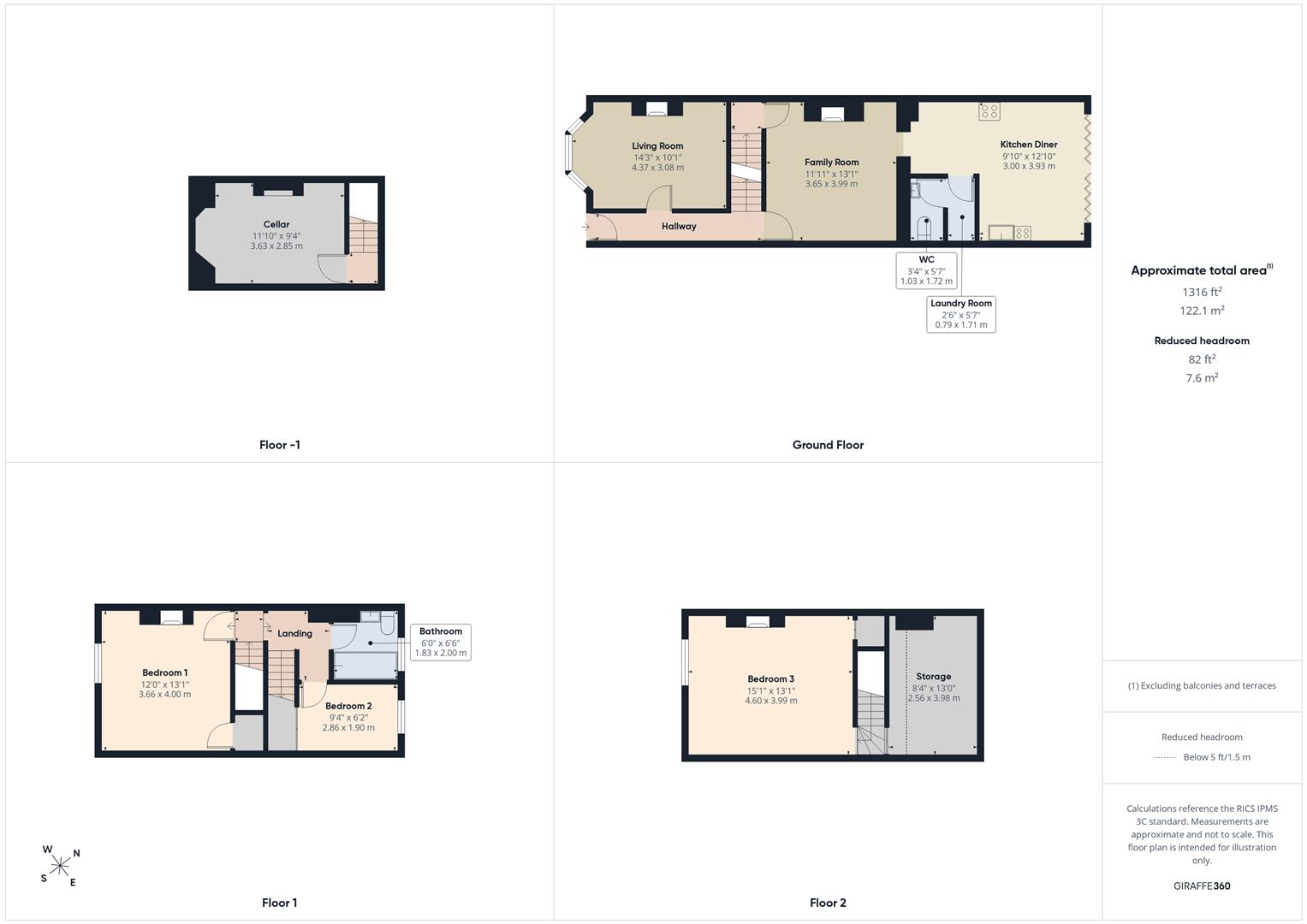 Floorplans For Stourport Road, Bewdley