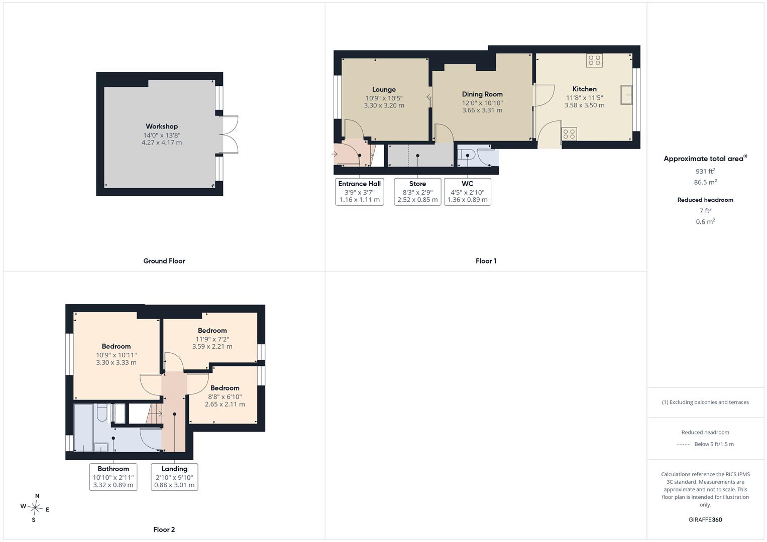 Floorplans For Sun Street, Brierley Hill