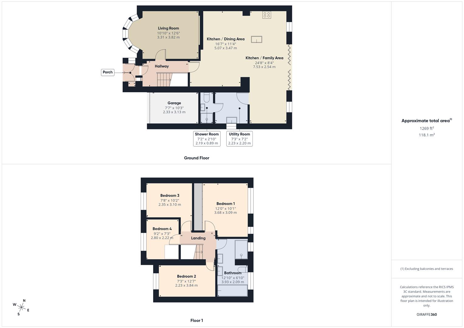 Floorplans For Mortimer Grove, Bewdley