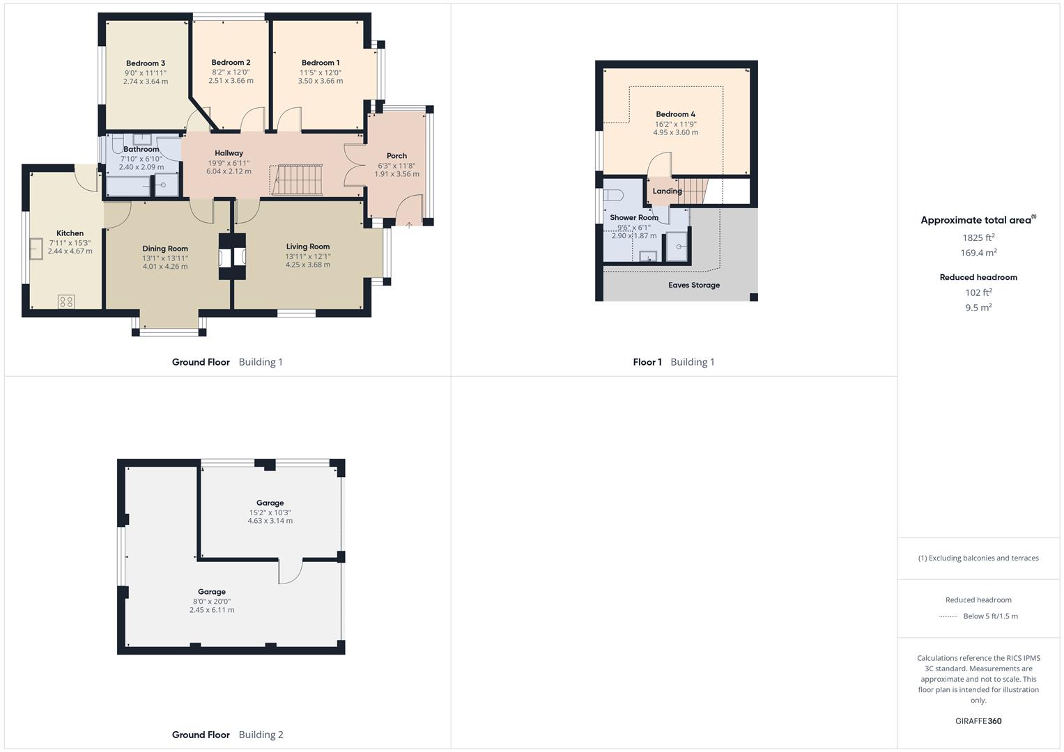 Floorplans For Compton Road, Kinver, Stourbridge