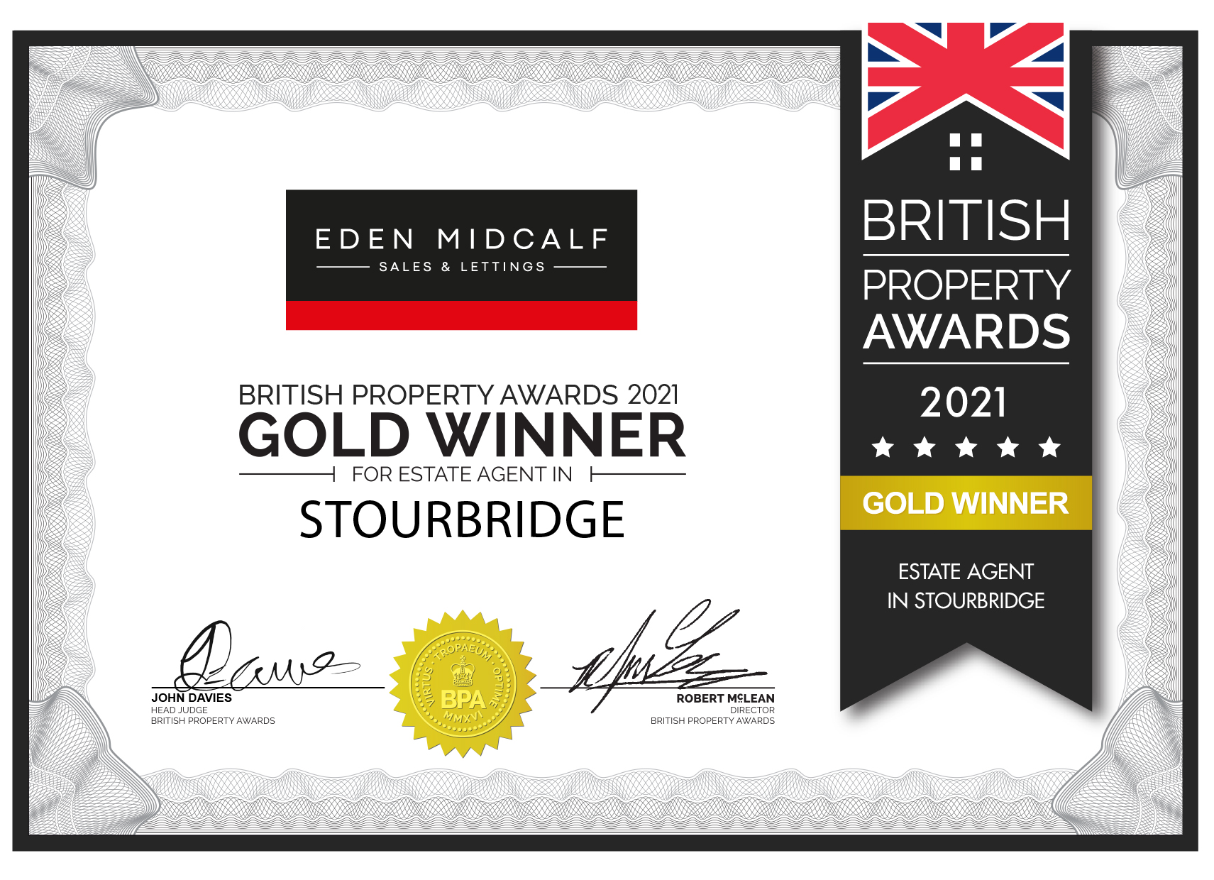 Look what we just won! Eden Midcalf